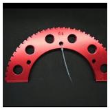 Red Anodized 64-Tooth Segment (marked 64 · 35)