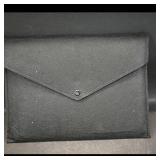 Black Felt Envelope Pouch  Brand Not Visible