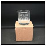 Donald Trump Etched Glass Tumbler  No. 45 & 47