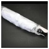 Folded Compact Umbrella  White Handle (Brand...