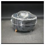 ABERZEY Round Foil Ashtray  Black