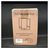 Hikinlichi Dish Plate Holder Pack  2 Large + 1...