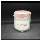 DELICIOUS Insulated Food Jar  Pink Lid