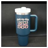 Hold My Drink I GOTTA PET THIS DOG Travel Mug