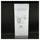 Silicone Utensils Set with Plastic Holder