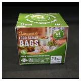 UNNI Compostable Food Scrap Bags 2.6 gal (box)