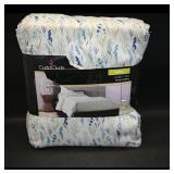 CuddlDuds King Sheet Set  Blue Floral
