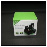Battery Charger 4 x 3600mWh Rechargeable Packs...