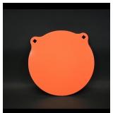 10 inch Orange Metal Target Plate