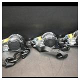 Set of 3 Hand Ratchet Tie-Downs with Hooks