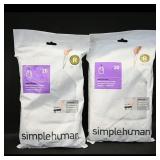 simplehuman 10L R Trash Can Liners, Extra...