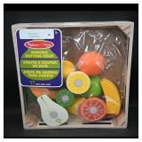 Melissa & Doug Wooden Cutting Fruit, 17 pieces