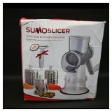 SUMOSLICER Rotary Vegetable Slicer with 3 Drums...