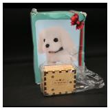 The Music Box Wooden Hand-Crank Music Box &...