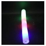 Set of 8 LED Light-Up Foam Party Wands