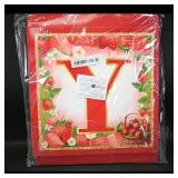 Y Strawberry Balloon Box Decoration
