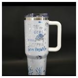 Just a GIRL WHO LOVES Sea turtle Travel Tumbler