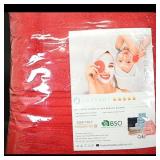 COZYART Cherry Red Towel Set (Bath, Hand,...