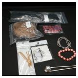 Assortment of Costume Jewelry & Hair...