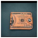 Novelty $100 Print Bifold Wallet