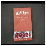 Red Aspen Nail Dashes Press-On Nails  Manicure...