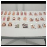 Assortment of Perfume Bottle Keychains (approx....