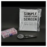Simple Projection Screen  multiple size options