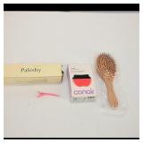 Paleshy & Conair Hairbrush and Clip Assortment (3)