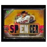 Spencer Strider Triple Threads Relic Card...