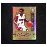 Panini Norris Cole Heat Autograph Card