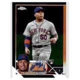 Topps Chrome Francisco Alvarez RC Rookie Debut...