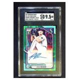 2024 Bowman Chrome Aqua Lava Ryan Sloan Auto...