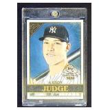 Topps 2020 Aaron Judge Gallery Notes Baseball Card