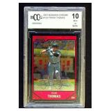 2007 Bowman Chrome #143 Frank Thomas BCCG 10