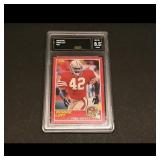 1989 Score Ronnie Lott #215 Graded 8.5 (San...