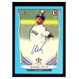 Bowman Michael Feliz Autograph Blue Refractor /500