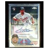 Topps Chrome RC Edouard Julien Autograph #28...