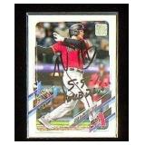 Topps Josh VanMeter US32 Baseball Card (Signed)