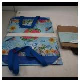 Miss To Mrs Jute Tote + 2 Floral Hummingbird...