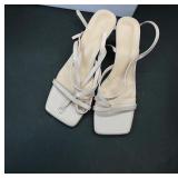 Women's Strappy Slingback Sandals, Size 38 (CN38)