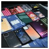 Lot of 17 Phone Cases with 1 Screen Protector Set