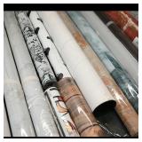 Assortment of Decorative Wallpaper Rolls (10+)