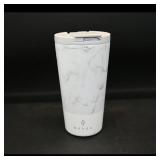 Durga Marble-Pattern Travel Tumbler