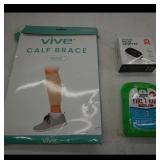 Assortment: Vive Calf Brace, Pulse Oximeter &...