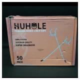 HUHOLE Pegboard Hooks 4 in, 50pc