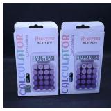 Runzon RZ.819 pro Electronic Calculator (lot of 2)