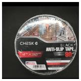 Chesk Black Anti-Slip Tape Grip 80 4' x 30 ft