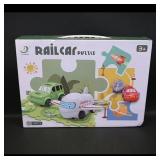 Railcar Puzzle Airplane  15PCS, Age 3+