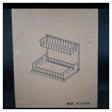 Kitchen Rack Organizer  Black, 28.5x10x37.5cm