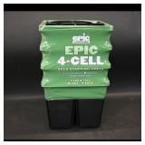 EPIC 4-Cell Seed Starting Trays 4 Pack, 4' Tall